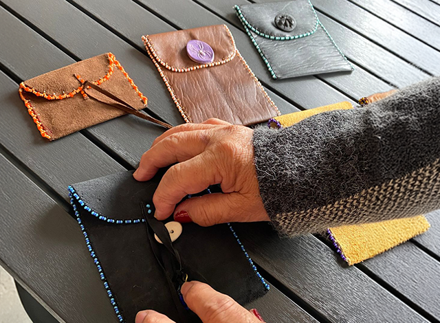 Hand beading