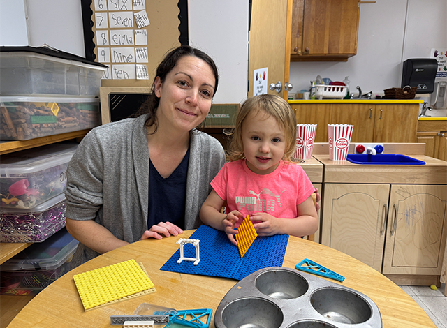 Nikki Dupuis with daughter Waverly