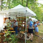 40 artists along a riverbank