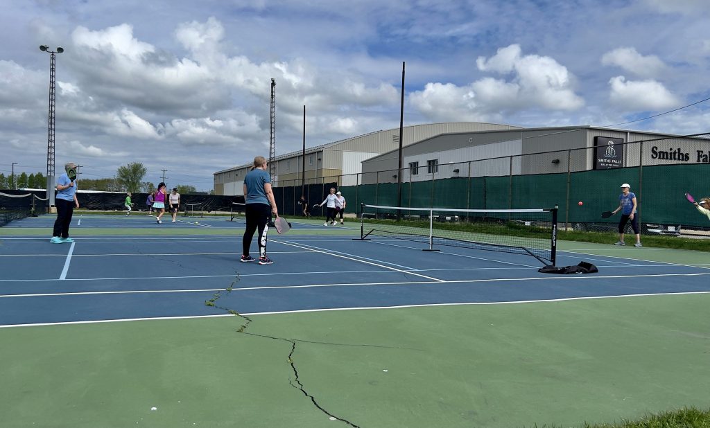 The Smiths Falls Pickleball Club.