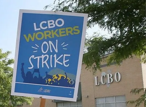 LCBO Workers ON STRIKE!