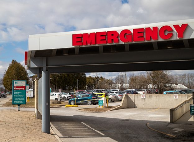 Perth and Smiths Falls District Hospital Emergency entrance.