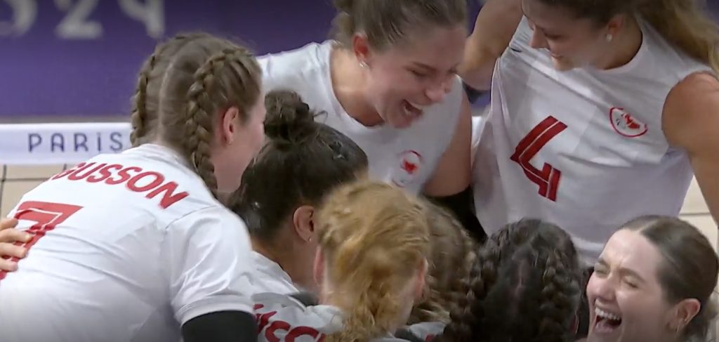 Team Canada sitting volleyball