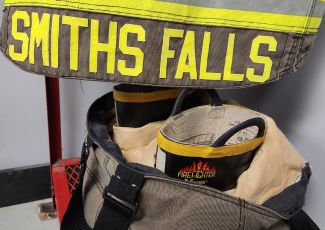 Smiths Falls fire fighter gear